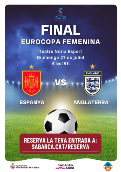 La Bustia cartell final Eurocopa Sant Andreu
