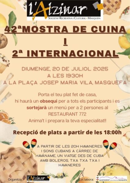 La Bustia cartell mostra de cuina