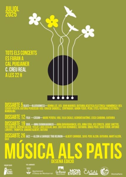 La Bustia cartell musica als patis Olesa