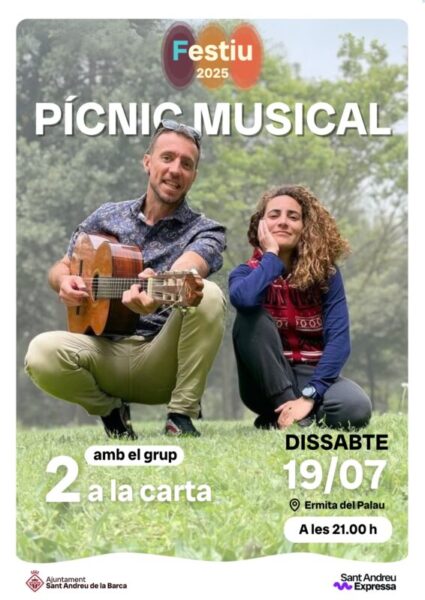 La Bustia cartell picnic musical Sant Andreu