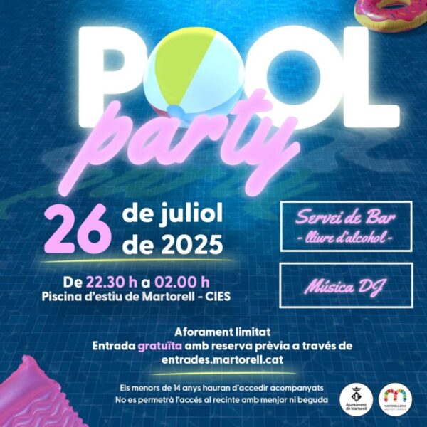 La Bustia cartell pool party Martorell