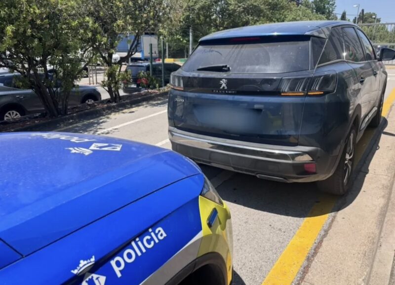 La Bustia cotxe recuperat Policia Local Martorell