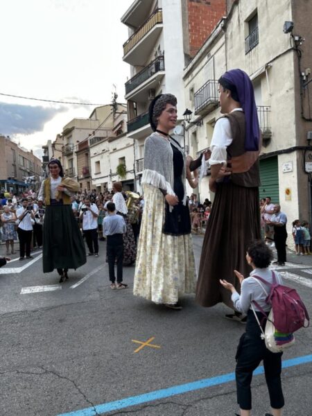 La Bustia gegants Festa Major Sant Esteve 2