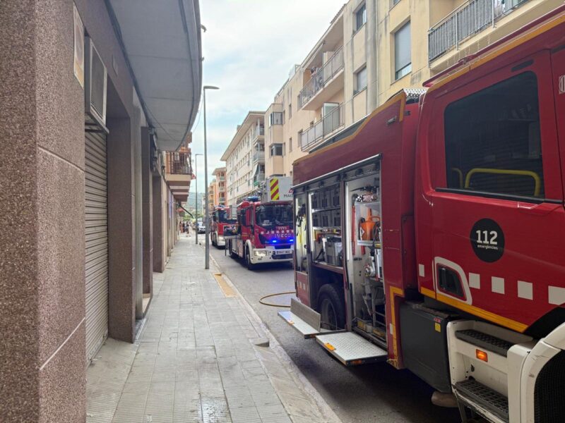 La Bustia incendi Olesa 1 juliol 1