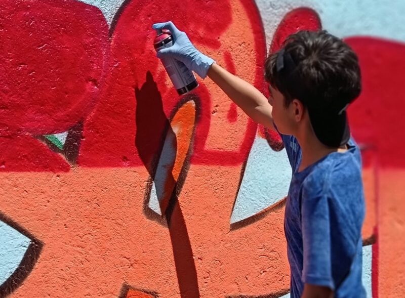 La Bustia mural Sant Andreu 3