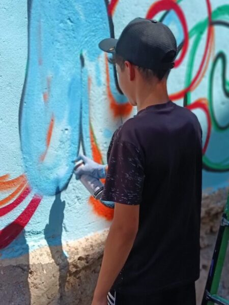 La Bustia mural Sant Andreu 4