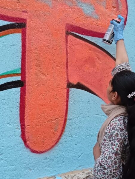 La Bustia mural Sant Andreu 5