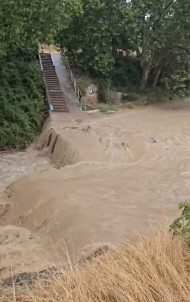 La Bustia pluja dana 12 juliol 2025 Esparreguera