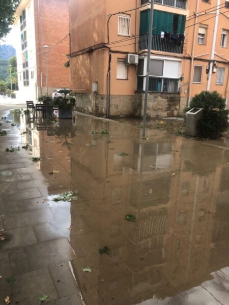 La Bustia pluja dana 12 juliol 2025 Olesa