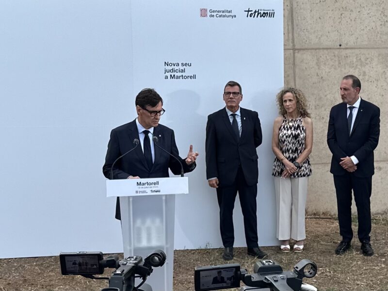 La Bustia primera pedra nous jutjats Martorell