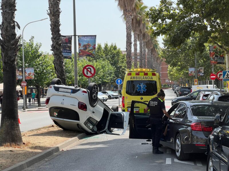 La Bustia accident Sant Andreu 26 agost 2
