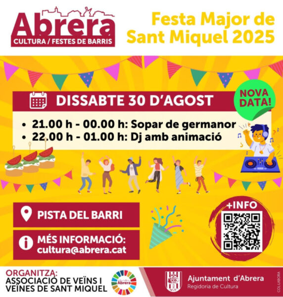 La Bustia cartell Festa Major Sant Miquel Abrera