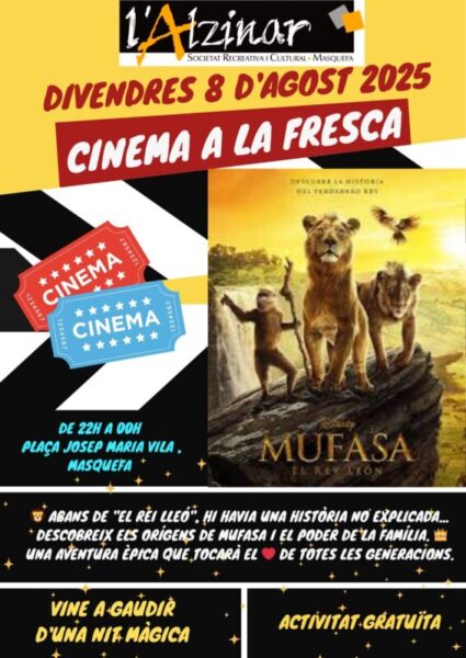 La Bustia cartell Mufasa Alzinar Masquefa