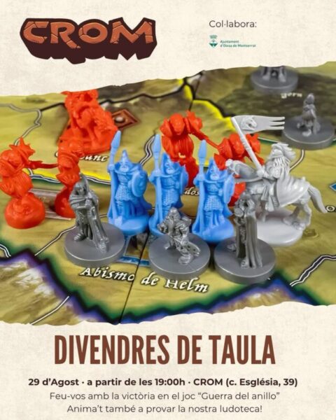 La Bustia cartell divendres jocs de taula Olesa
