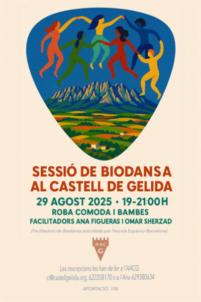 La Bustia cartell sessio de biodansa Castell Gelida