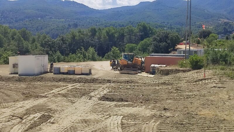 La Bustia obres Agroparc agost 2