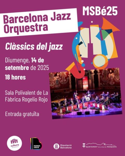 La Bustia cartell Barcelona Jazz Orquestra