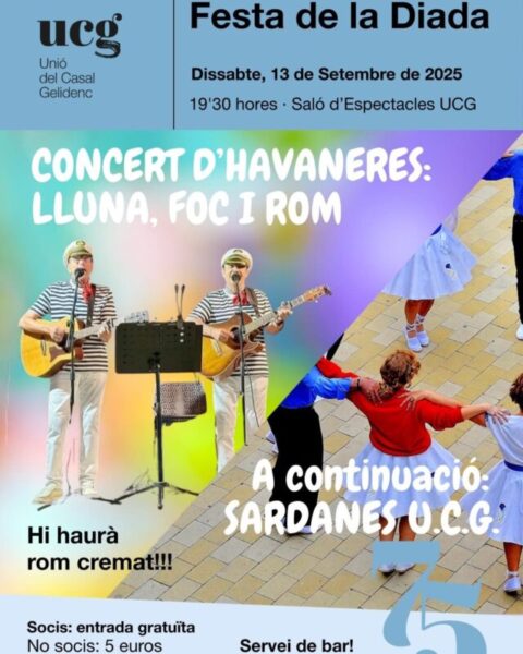 La Bustia cartell Festa Diada UCG Gelida
