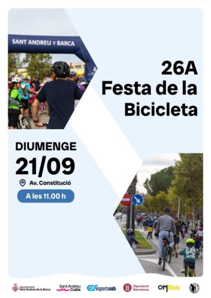 La Bustia cartell Festa de la Bicicleta setembre 25 Sant Andreu