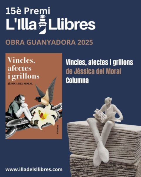 La Bustia cartell Jessica del Moral guanya 15e Premi Illa dels llibres 2025