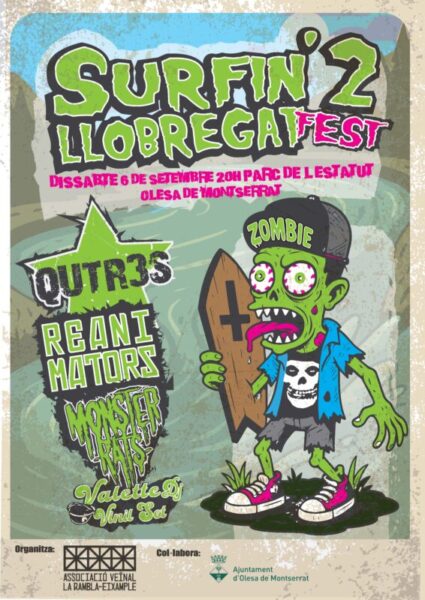 La Bustia cartell Surfin Llobregat Fest