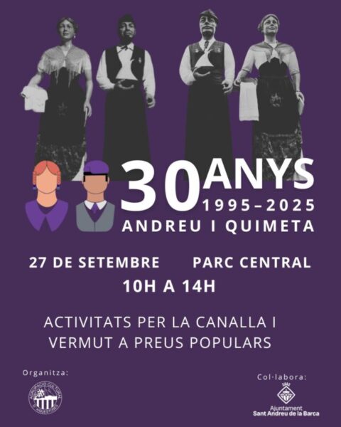 La Bustia cartell aniversari Andreu i Quimeta