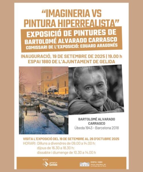 La Bustia cartell exposicio Bartolome Alvarado