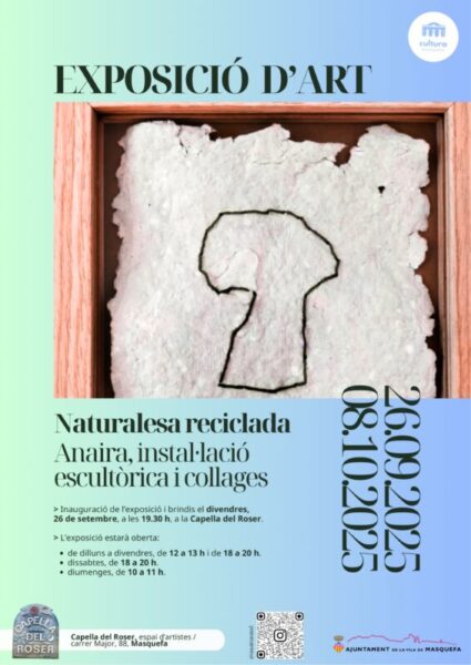 La Bustia cartell exposicio art Masquefa