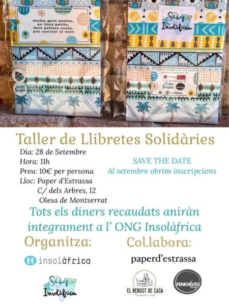 La Bustia cartell llibretes solidaries