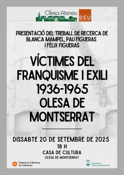 La Bustia cartell presentacio TR Olesa