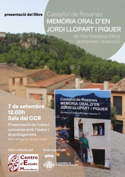 La Bustia cartell presentacio llibre Castellvi