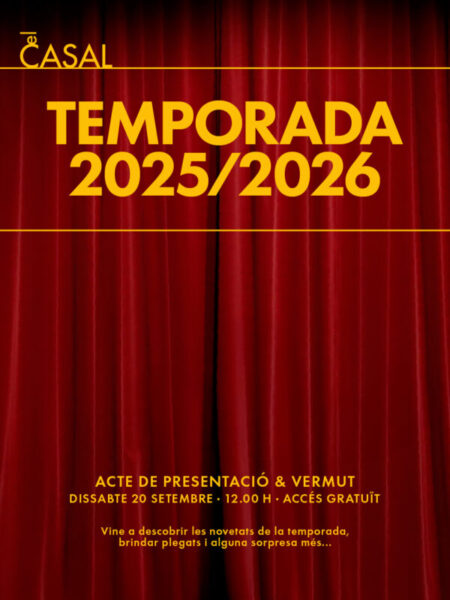 La Bustia cartell presentacio temporada El Casal Olesa