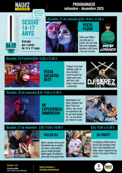 La Bustia cartell programacio Nau 2 Martorell 2025 1