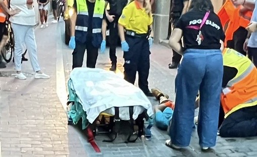 La Bustia ciclista accident Olesa