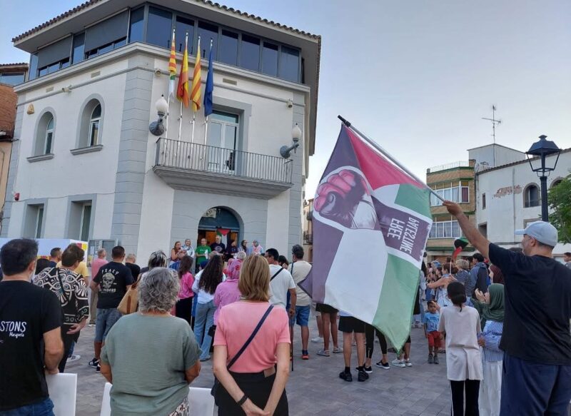 La Bustia concentracio condemna genocidi Palestina Masquefa