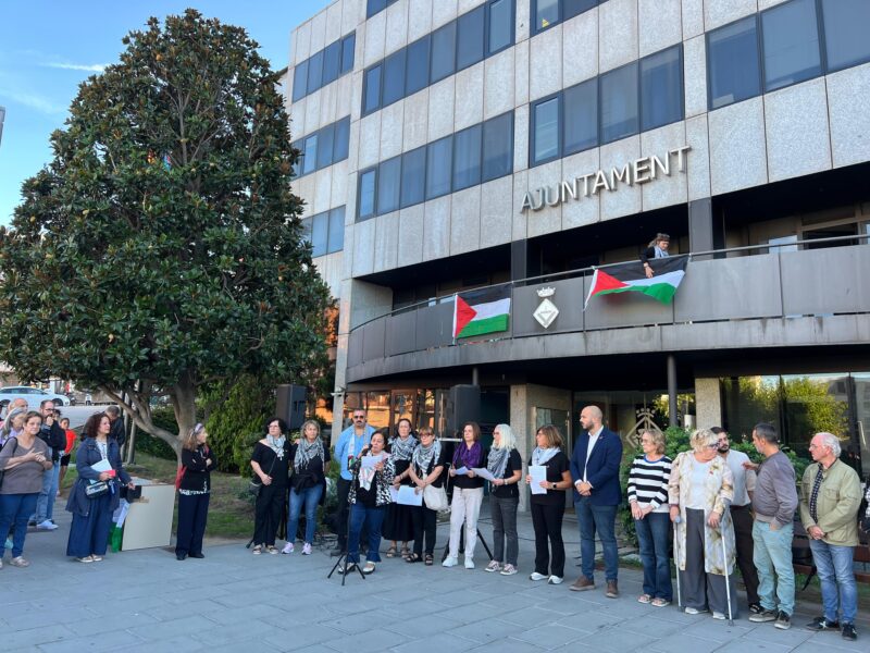 La Bustia concentracio per Palestina a Sant Andreu 4