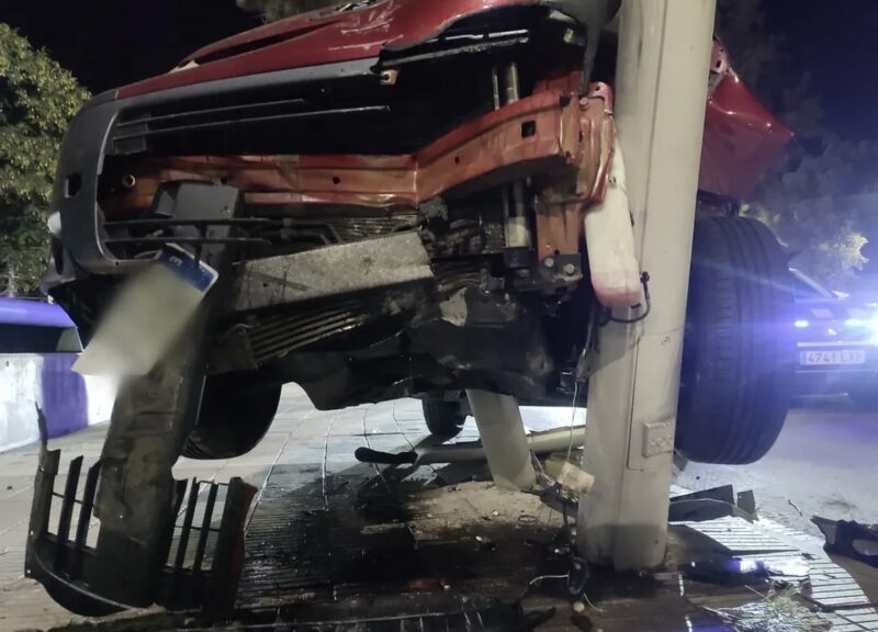 La Bustia cotxe accident fanal Martorell