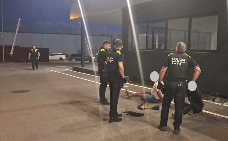 La Bustia detencio Policia Local Sant Andreu