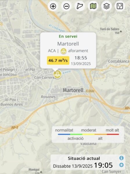 La Bustia imatge registre Anoia per Martorell 13 setembre 2025