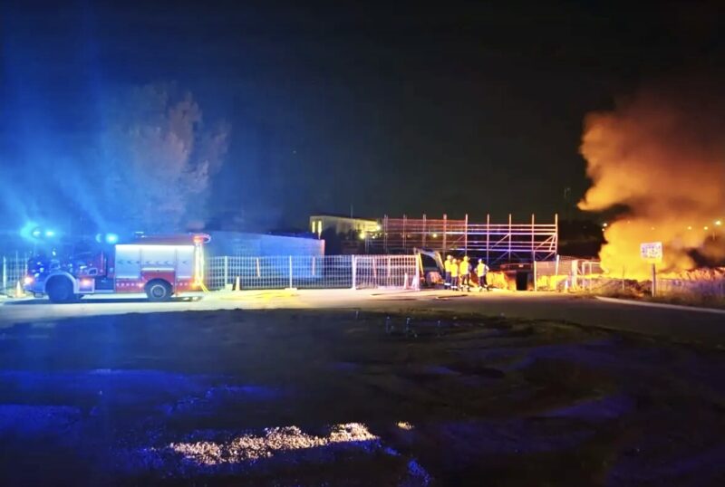 La Bustia incendi cablejat electric Martorell