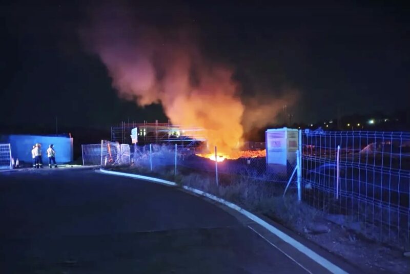 La Bustia incendi cablejat electric Martorell