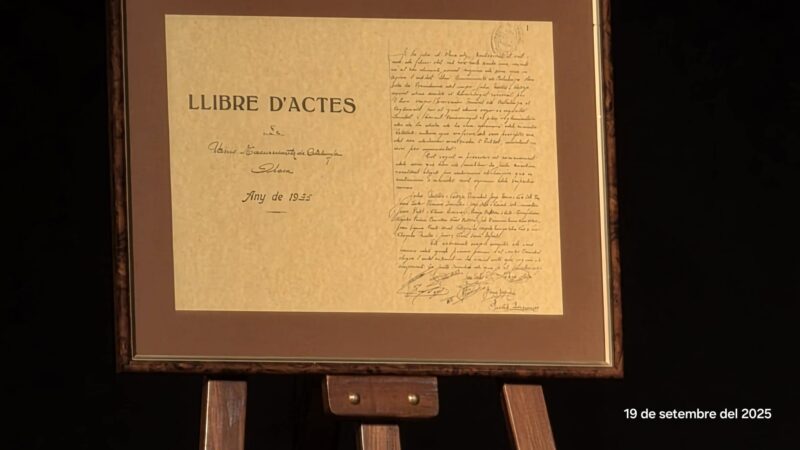 La Bustia llibre actes 90 anys UEC Olesa
