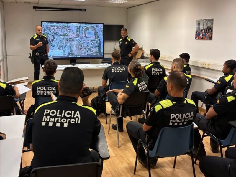 La Bustia operatiu Mossos, Policia Local Martorell i Endesa 1