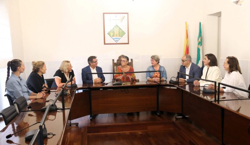 La Bustia visita Olga Pane Ajuntament Martorell