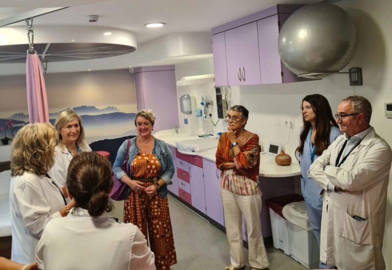 La Bustia visita Olga Pane Hospital Martorell