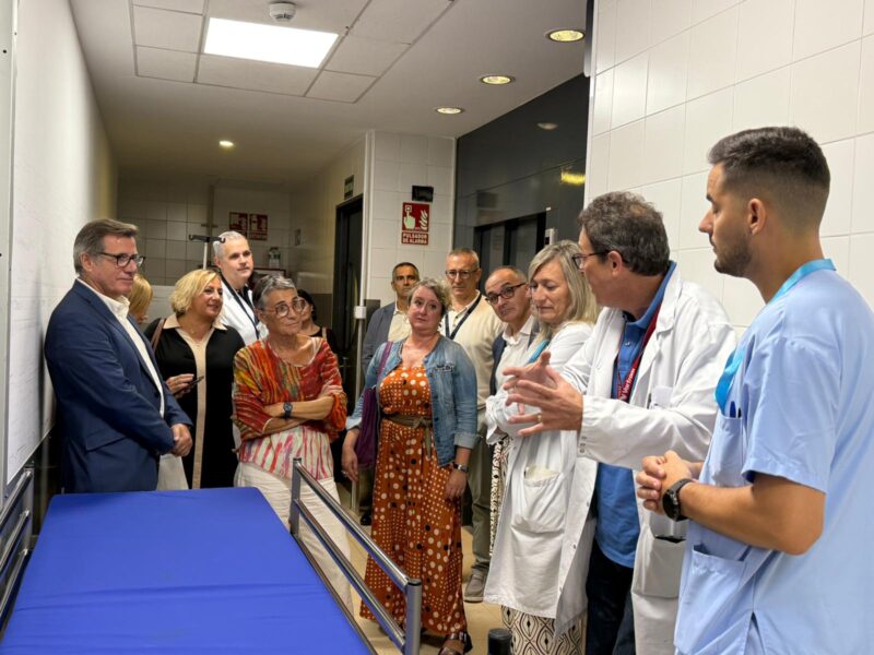 La Bustia visita Olga Pane Hospital Martorell