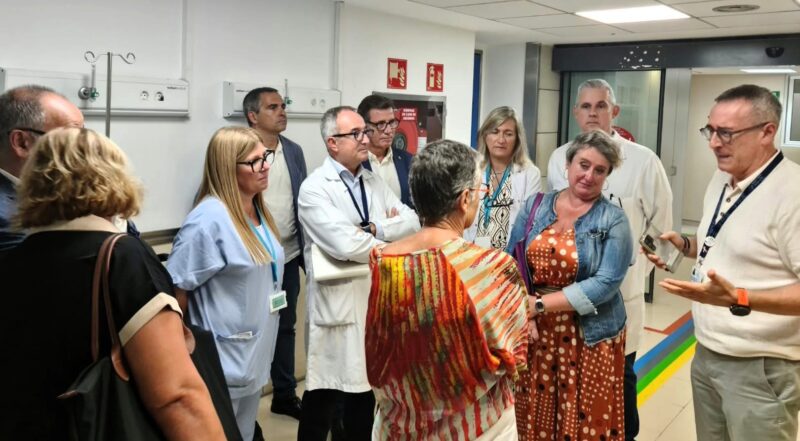 La Bustia visita Olga Pane Hospital Martorell