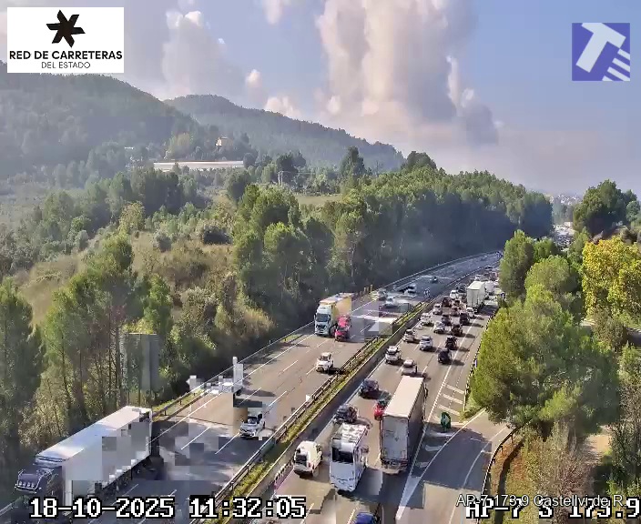 La Bustia accident Gelida 18 octubre