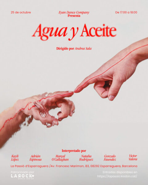 La Bustia cartell Agua y aceite