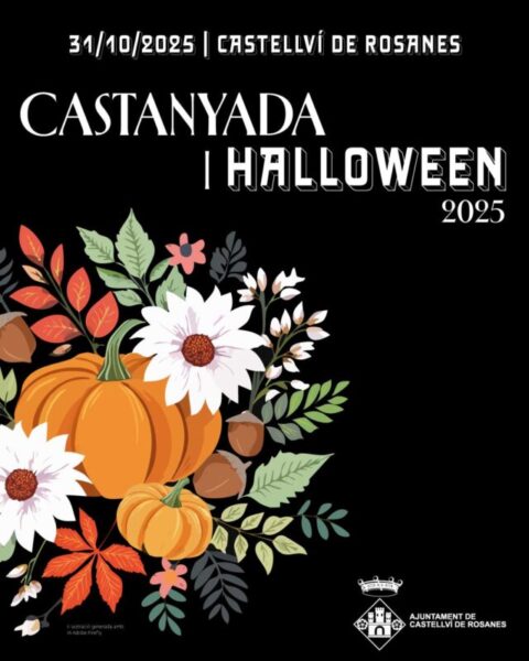 La Bustia cartell Castanyada i Halloween Castellvi